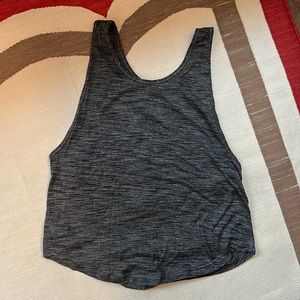Lululemon Heather gray crop tank size 4